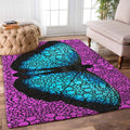 3D Printing Butterfly Limited Edition children's room carpet Rectangular rug