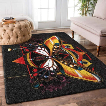 Butterfly Limited Edition children's  Rectangular rug living room rug kitchen rug