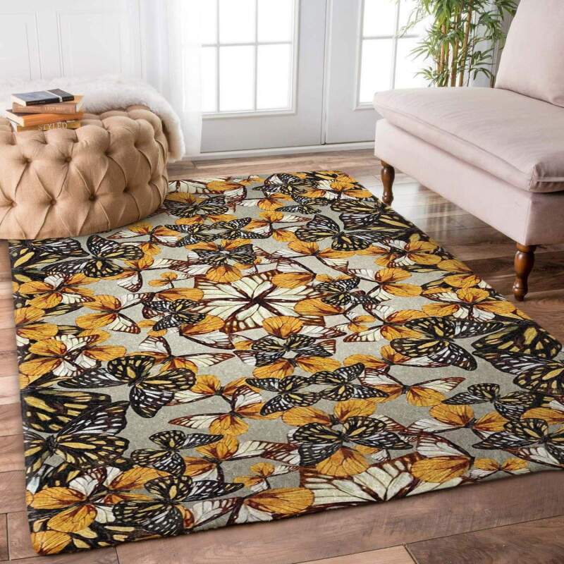 Butterfly Limited Edition children's  Rectangular rug living room rug kitchen rug