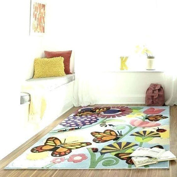 Butterfly Limited Edition children's  Rectangular rug living room rug kitchen rug