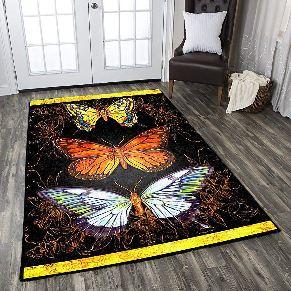 Butterfly Limited Edition children's  Rectangular rug living room rug kitchen rug