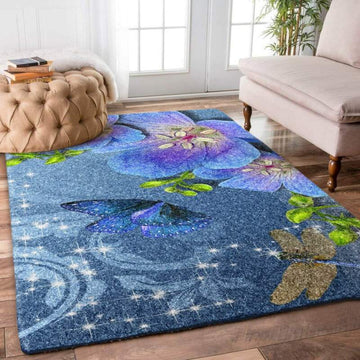 Butterfly Limited Edition children's  Rectangular rug living room rug kitchen rug