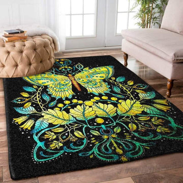 Butterfly Limited Edition children's  Rectangular rug living room rug kitchen rug