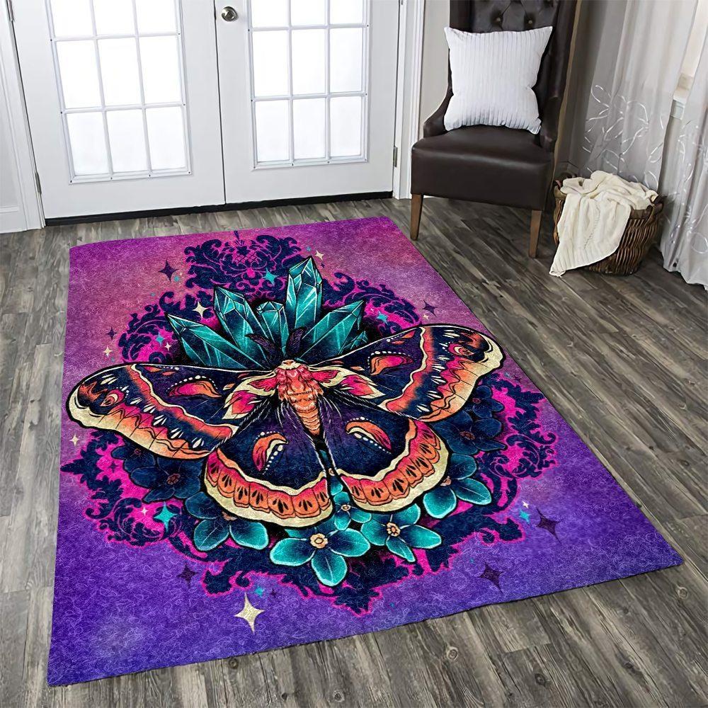 3D Printing Butterfly Limited Edition children's room carpet Rectangular rug