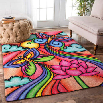 3D Printing Butterfly Limited Edition Rectangular rug living room rug3D Printing Butterfly Limited Edition Rectangular rug living room rug