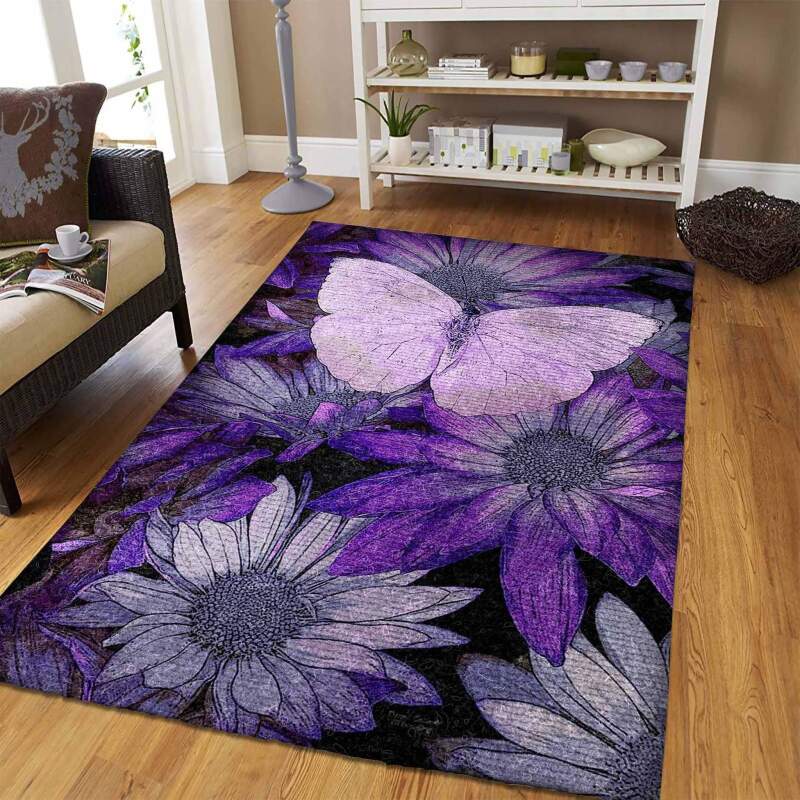 3D Printing Butterfly Limited Edition children's  Rectangular rug