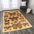 3D Printing Butterfly Limited Edition children's  Rectangular rug 