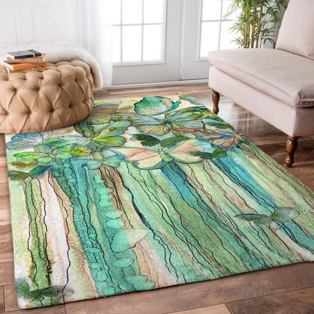 3D Printing Butterfly Limited Edition Rectangular rug living room rug 3D Printing Butterfly Limited Edition Rectangular rug living room rug