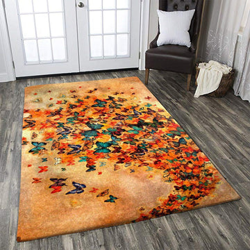 3D Printing Butterfly Limited Edition Rectangular rug living room rug 