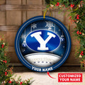 BYU Cougars Circle Aluminium Custom Ornament 2 Side Trending New Arrivals H52912 ETUG311023