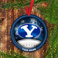 BYU Cougars Circle Aluminium Custom Ornament 2 Side Trending New Arrivals H52912 ETUG311023