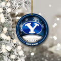 BYU Cougars Circle Aluminium Custom Ornament 2 Side Trending New Arrivals H52912 ETUG311023