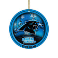 Carolina Panthers Circle Aluminium Custom Ornament 2 Side Trending New Arrivals H52912 ETUG311023