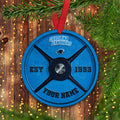 Carolina Panthers Fitness Circle Aluminium Custom Ornament 2 Side Trending New Arrivals H52884 ETUG311023