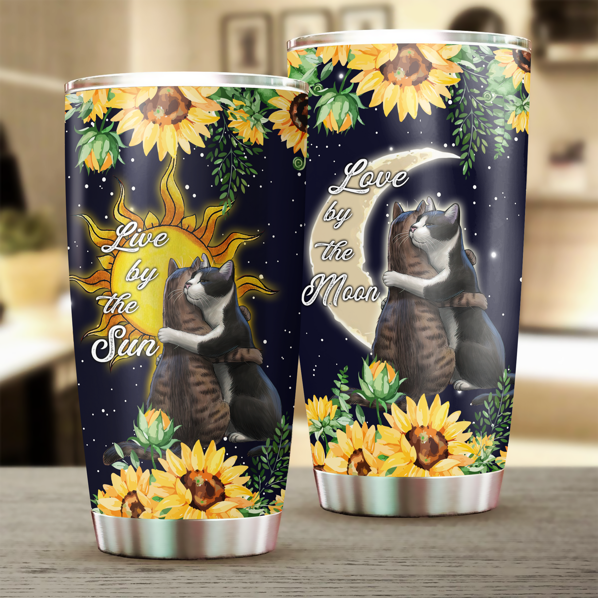 Cat Tumbler, Gift for Cat Lovers, Cat Mom - TB291PA - BMGifts (formerly Best Memorial Gifts)