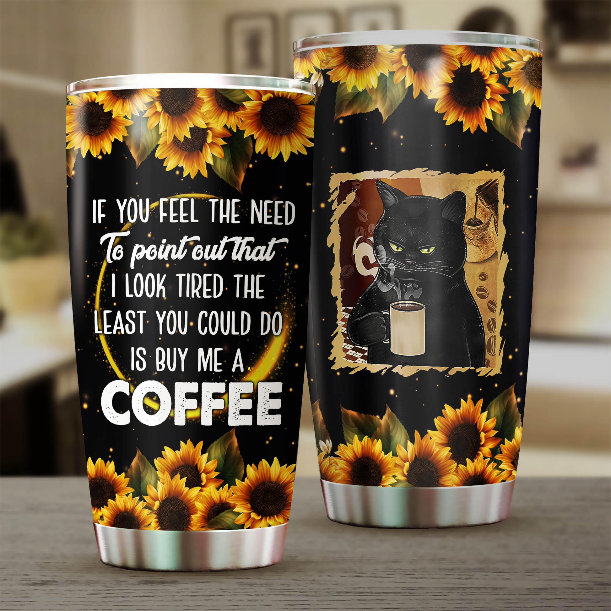 Cat Tumbler, Gift for Cat Lovers, Cat Mom - TB172PA - BMGifts (formerly Best Memorial Gifts)