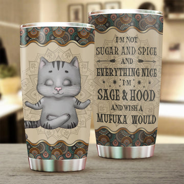 Cat Tumbler, Gift for Cat Lovers, Cat Mom - TB411PA 