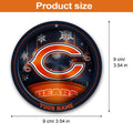 Chicago Bears Circle Aluminium Custom Ornament 2 Side Trending New Arrivals H52912 ETUG311023