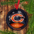 Chicago Bears Circle Aluminium Custom Ornament 2 Side Trending New Arrivals H52912 ETUG311023