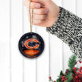 Chicago Bears Circle Aluminium Custom Ornament 2 Side Trending New Arrivals H52912 ETUG311023