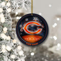 Chicago Bears Circle Aluminium Custom Ornament 2 Side Trending New Arrivals H52912 ETUG311023