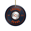 Chicago Bears Fitness Circle Aluminium Ornament 2 Side Trending New Arrivals H52883 ETUG311023