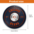 Chicago Bears Fitness Circle Aluminium Ornament 2 Side Trending New Arrivals H52883 ETUG311023