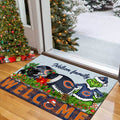Chicago Bears Football Team Doormat Personalized Your Family Name, Sport And Grinch Doormat, Football Lovers Gifts, Home Decorations ETHY-53152