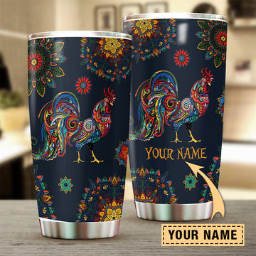 Personalized Chicken Tumbler, Personalized Gift for Farmers, Cow Lovers, Chicken Lovers