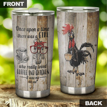 Chicken Tumbler, Gift for Farmers, Cow Lovers, Chicken Lovers 20 OZ car mug cup