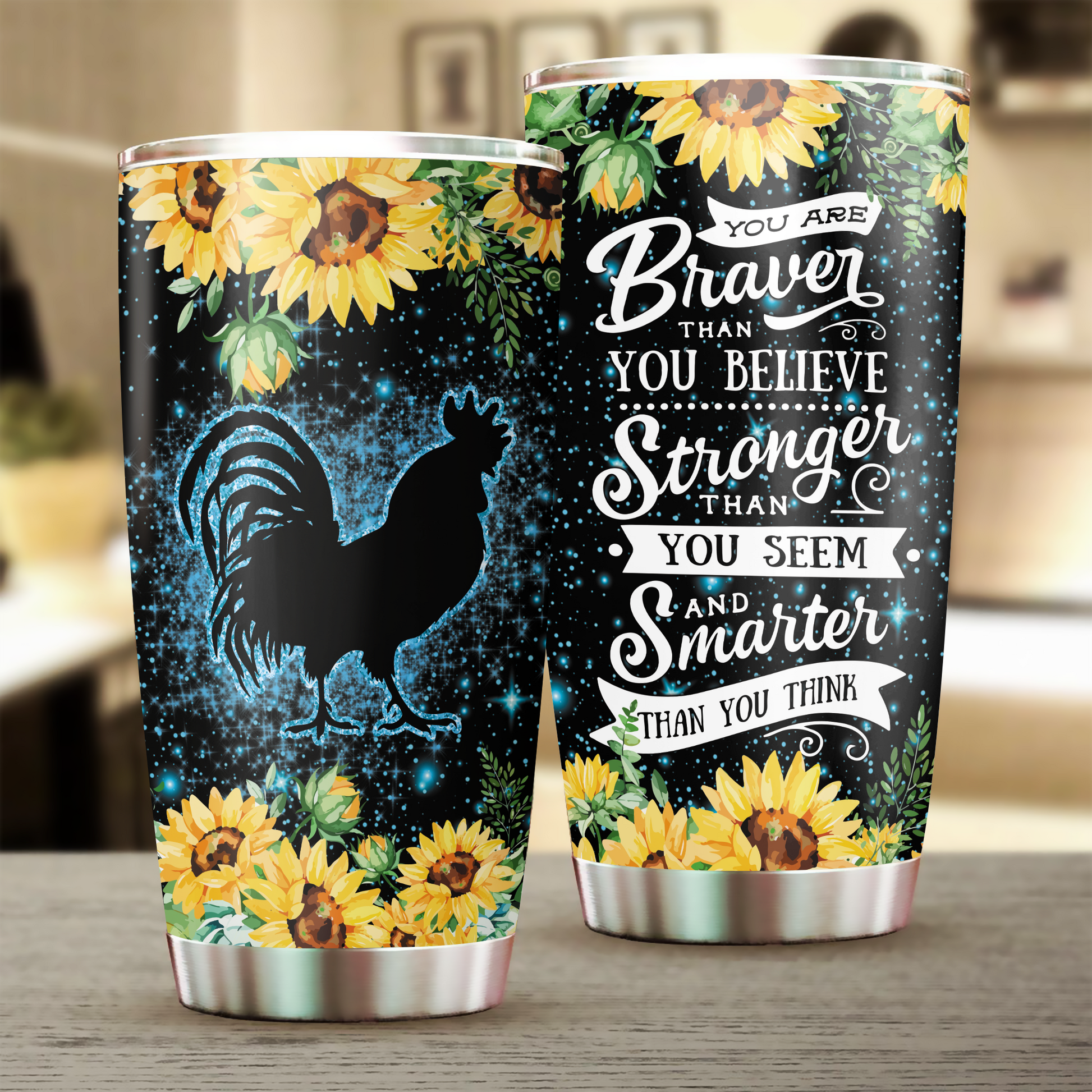 Chicken Tumbler, Gift for Farmers, Cow Lovers, Chicken Lovers - TB300PA - BMGifts (formerly Best Memorial Gifts)