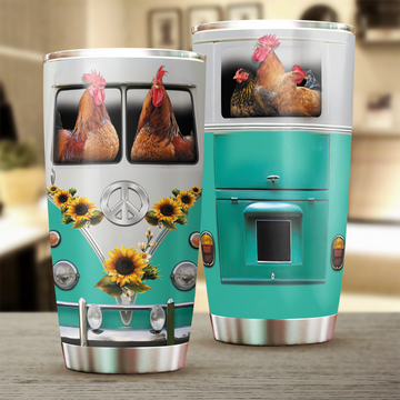 Chicken Tumbler, Gift for Farmers, Cow Lovers, Chicken Lovers 20 OZ Car Mug