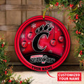 Cincinnati Bearcats Circle Aluminium Custom Ornament 2 Side Trending New Arrivals H52912 ETUG311023