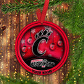 Cincinnati Bearcats Circle Aluminium Custom Ornament 2 Side Trending New Arrivals H52912 ETUG311023