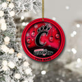 Cincinnati Bearcats Circle Aluminium Custom Ornament 2 Side Trending New Arrivals H52912 ETUG311023