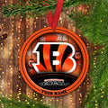 Cincinnati Bengals Circle Aluminium Custom Ornament 2 Side Trending New Arrivals H52912 ETUG311023