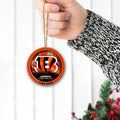 Cincinnati Bengals Circle Aluminium Custom Ornament 2 Side Trending New Arrivals H52912 ETUG311023