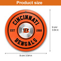 Cincinnati Bengals Fitness Circle Aluminium Ornament 2 Side Trending New Arrivals H52883 ETUG311023