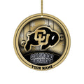 Colorado Buffaloes Circle Aluminium Custom Ornament 2 Side Trending New Arrivals H52912 ETUG311023