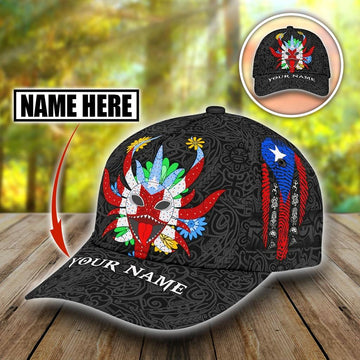 Personalized 3D All Over Printed Puerto Rico Cap Hat, Puerto Rico Hat, Puerto Rican Gifts rts