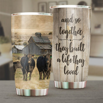 Cow Tumbler, Gift for Farmers, Cow Lovers, Chicken Lovers - TB050PA - BMGifts (formerly Best Memorial Gifts)