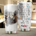 Cow Tumbler, Gift for Couples, Husband, Wife, Parents, Lovers, Gift for Farmers, Cow Lovers, Chicken Lovers 20 OZ car mug cup