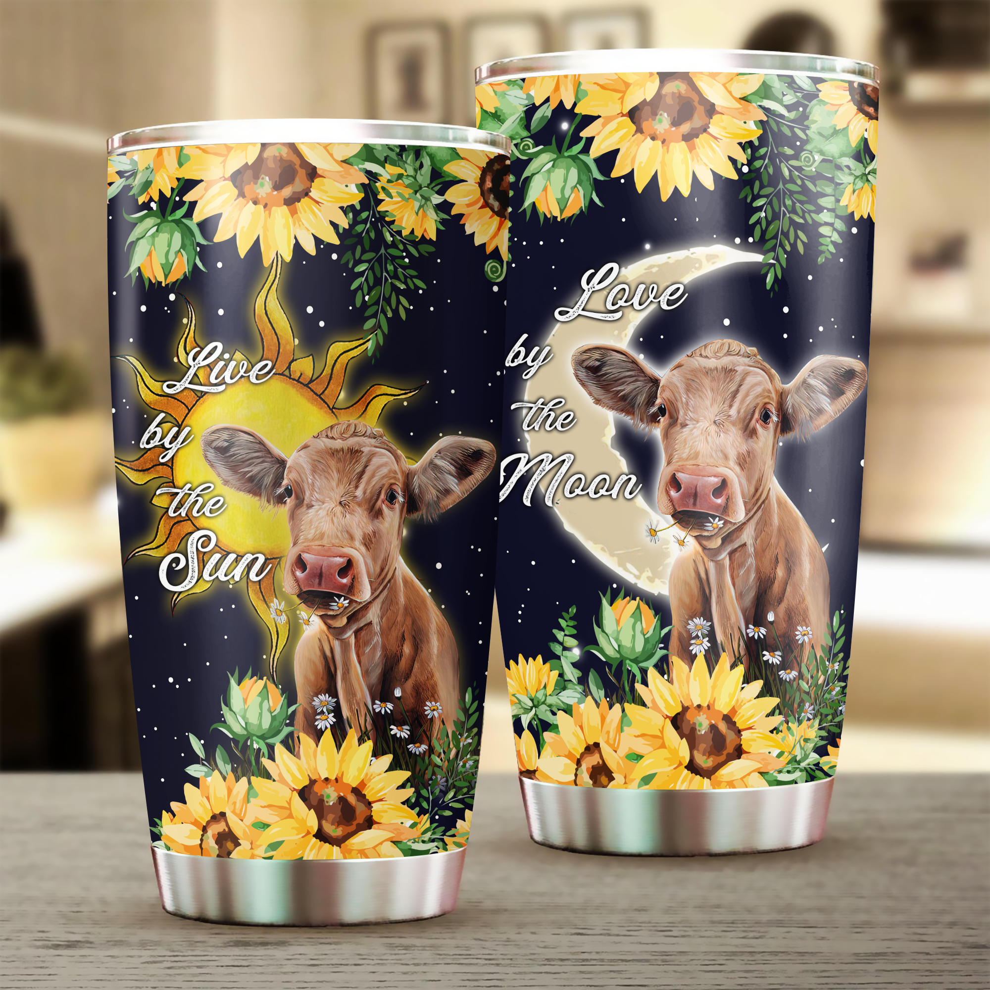 Cow Tumbler, Gift for Farmers, Cow Lovers, Chicken Lovers - TB292PA - BMGifts (formerly Best Memorial Gifts)