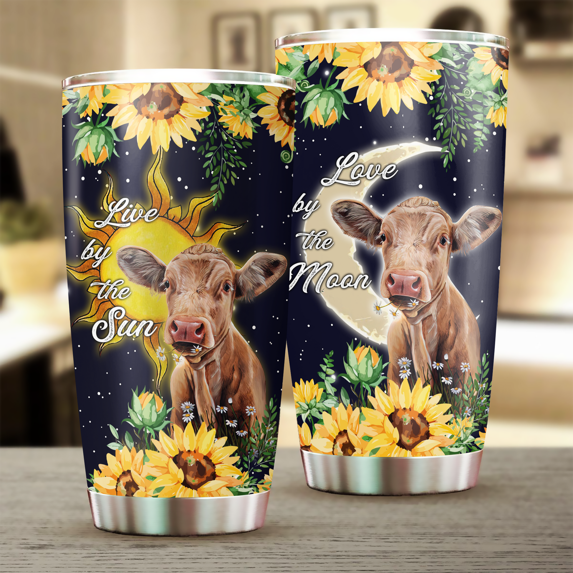 Cow Tumbler, Gift for Farmers, Cow Lovers, Chicken Lovers - TB292PA - BMGifts (formerly Best Memorial Gifts)