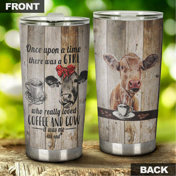 Cow Tumbler, Gift for Farmers, Cow Lovers, Chicken Lovers 20 OZ car mug cup