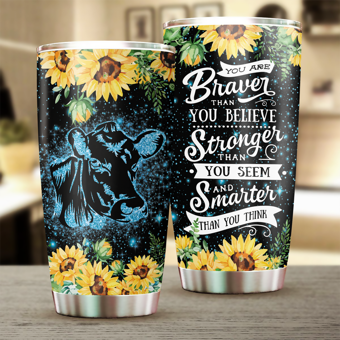 Cow Tumbler, Gift for Farmers, Cow Lovers, Chicken Lovers - TB301PA - BMGifts (formerly Best Memorial Gifts)