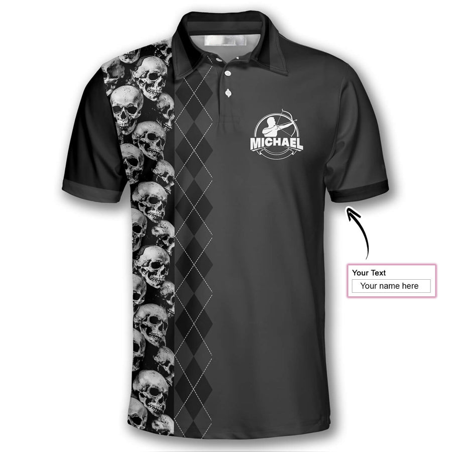 Archery I Know I Shoot Like an Old Man Custom Archery Shirts for Men, Custom Archery Shirts for Team, Men's Archery Polo Shirts