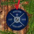 Dallas Cowboys Fitness Circle Aluminium Custom Ornament 2 Side Trending New Arrivals H52884 ETUG311023