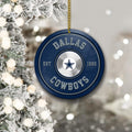 Dallas Cowboys Fitness Circle Aluminium Ornament 2 Side Trending New Arrivals H52883 ETUG311023