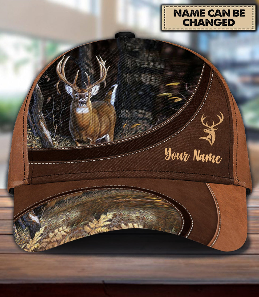 Personalized Deer Classic Cap, Personalized Gift for Deer Lovers, Hunting Lovers - CP857PS06 - BMGifts